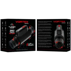 Jamyjob Vortex Thrusting e 360 Rotate Tech Turbo Mode Masturbador Masculino