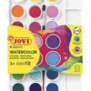Jovi Aguarelas Pastilhas de Plástico 24 Cores