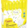 Jovi Sublinhadores Fluorescentes Amarelo 12 unidades