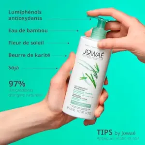 Jowaé Leite Corporal Água de Bambu Hidratante 400ml