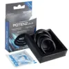 Joydivision Potenzplus Silicone S, M, L Preto Anel Peniano