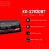 JVC KD-X282DBT 200W Rádio de carro Bluetooth Preto