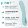 Kiiroo Pearl 2 Vibrador Ponto G Controle Remoto Turquesa