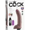 King Cock Dildo Realístico com Ejaculação 9″ Castanho