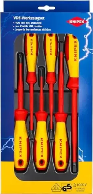 Knipex Chaves 6 peças Plástico
