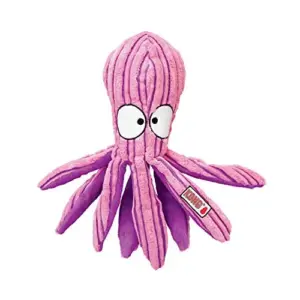Kong Brinquedo Cão Octopus L Pelúcia Som Crocante