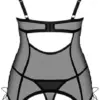 Obsessive Glandez Corset M/L Sexy Preto 195x130x50