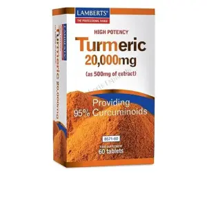 Lamberts Curcuma 20.000mg Anti-inflamatório 60 Tabletes