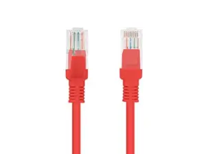 Lanberg CAT6 UTP Cabo de Rede 20m Vermelho