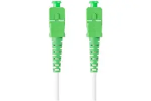 Lanberg FO-SASA-SS21-0150H Cabo de Fibra Óptica 15m Branco