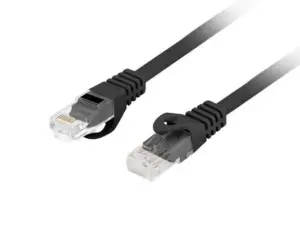 Lanberg PCU6-10CU-0300-BK Cabo de Rede RJ45 UTP CAT6 3M Preto