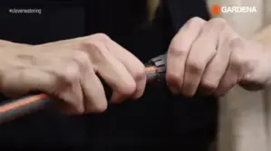 Gardena Conector de Mangueira Water Stop 13-15 mm Preto/laranja