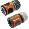 Gardena Conector de Mangueira Water Stop Cinzento/laranja 13-15 mm