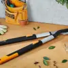 Fiskars SmartFit L86 Telescópica Aço Inoxidável Preto/Laranja