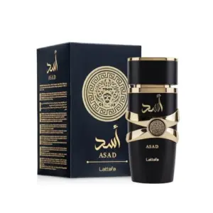 Lattafa Asad Eau de Parfum 100ml Notas Quentes e Picantes