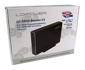LC Power LC-35U3-Becrux-C1 Caixa para Disco Rígido 3,5″ Preto