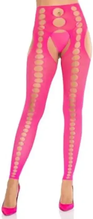 Leg Avenue Meias Opacas Rosa Neon Tamanho Único