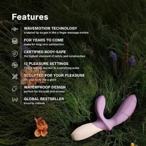 Lelo Loki Wave 2 Estimulador de Próstata Silêncio Preto