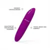 Lelo Mia 3 Vibrador Pessoal 8 Modos Rosa