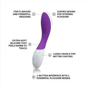 Lelo Mona 2 Vibrador Pont G Silicona Purple