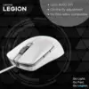 Lenovo Legion M300S Gaming Mouse 6 Botões RGB Branco
