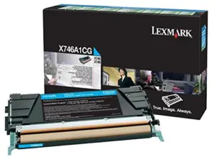 Lexmark X746A1CG Toner laser Cian 7K