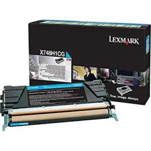 Lexmark X748H1MG Tinteiro laser cian 10K