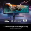 LG 49GR85DC-B 49″ Quad HD Curvo