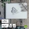 LiderPapel Bloco de Desenho Folio 180g 460×325 mm Espiral