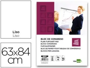 LiderPapel Bloco de Notas A4 100 folhas Quadriculado 2mm