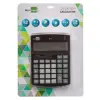 LiderPapel Calculadora de Secretaria 155x115x25 mm 12 Dígitos Solar e Pilhas