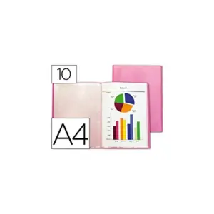 Liderpapel Classificador 10 Bolsas Vermelho A4