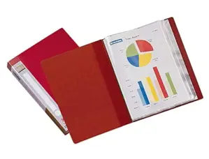 Liderpapel Classificador 60 Bolsas Vermelho A4