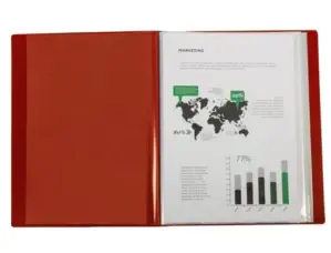 LiderPapel Classificador 80 Bolsas Vermelho A4