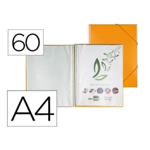 LiderPapel Classificador Espiral 20 capas Laranja A4