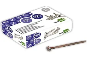 LiderPapel Encadernadores de Metal 25mm 100 Un