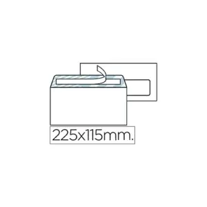 LiderPapel Envelope Americano 115x225mm Branco