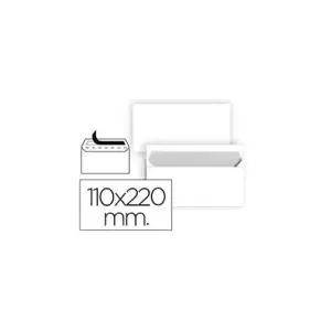 LiderPapel envelopes 110x220mm branco