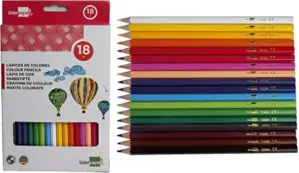 LiderPapel Lápis de Cor Vibrante 18 un.