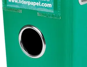 Liderpapel Pasta de Arquivo PVC A4 75 mm Verde