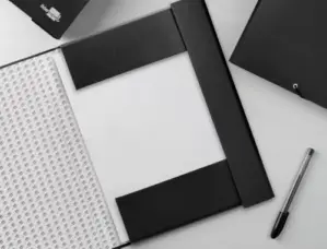 LiderPapel Pasta de Elástico 50mm Black