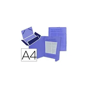 Liderpapel Pasta de Elásticos A4 Azul