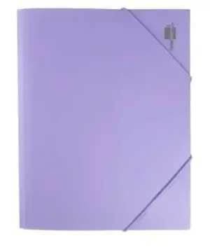 LiderPapel Pasta Elásticos A4 Opaca Lavanda