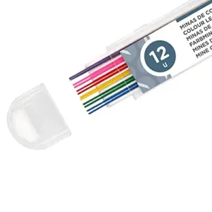 LiderPapel Recarga Minas Coloridas 12 unidades Coloridas