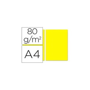 LiderPapel Resma A4 80g Amarelo 100 folhas