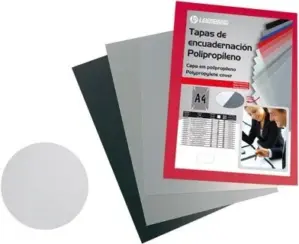LiderPapel Tampa de Encadernação Papel 0,33 mm A4 50 un