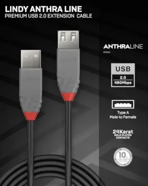 Lindy 36705 Cabo USB 3 m USB A