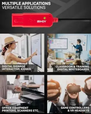 Lindy 42782 cabo USB 12m USB A Preto