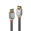 Lindy Cabo DisplayPort 0.5m conector cromo