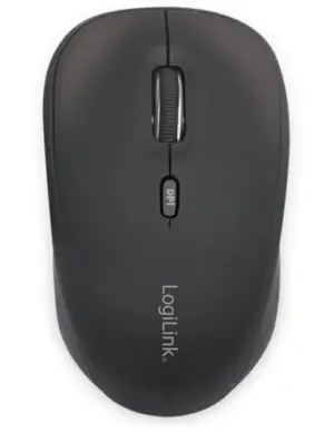 Logilink ID0193 Rato sem fios 1600 DPI RF Wireless Preto
